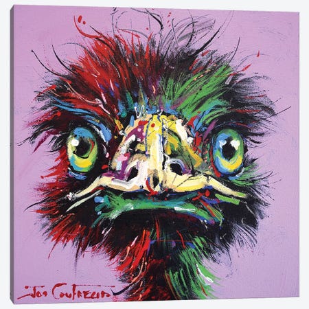 Emu LVIII Canvas Print #JCF101} by Jos Coufreur Canvas Art