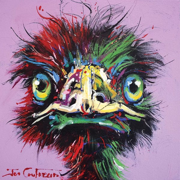 Emus: Emu LVIII by Jos Coufreur