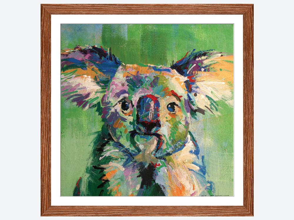 Paint By Numbers A3 Canvas Board - Abstract Koala – Kaisercraft