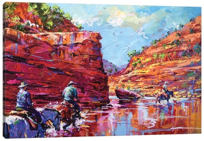 Morning Ride Canvas Art Print - Canyon Art