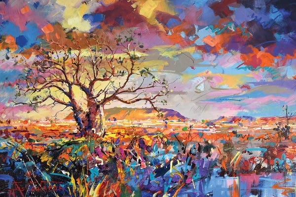 Jos Coufreur: Boab Trees III by Jos Coufreur