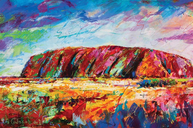 Uluru by Jos Coufreur wall art