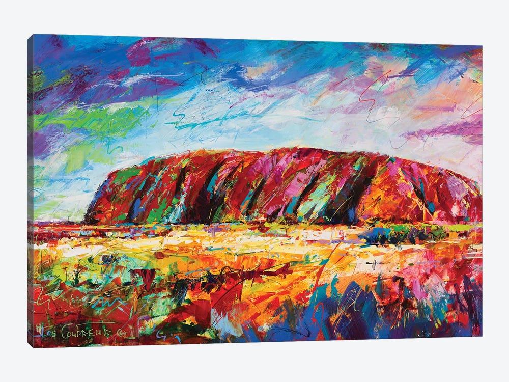 Uluru by Jos Coufreur 1-piece Canvas Artwork