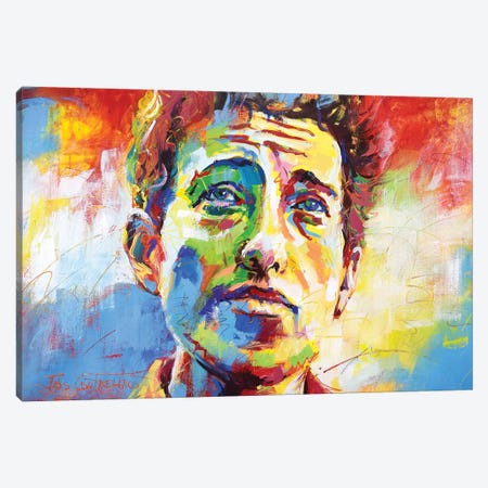 Bob Dylan Canvas Print #JCF114} by Jos Coufreur Canvas Wall Art