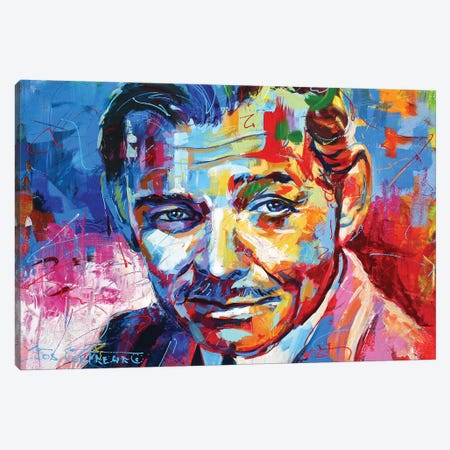 Clark Gable Canvas Print #JCF117} by Jos Coufreur Canvas Wall Art