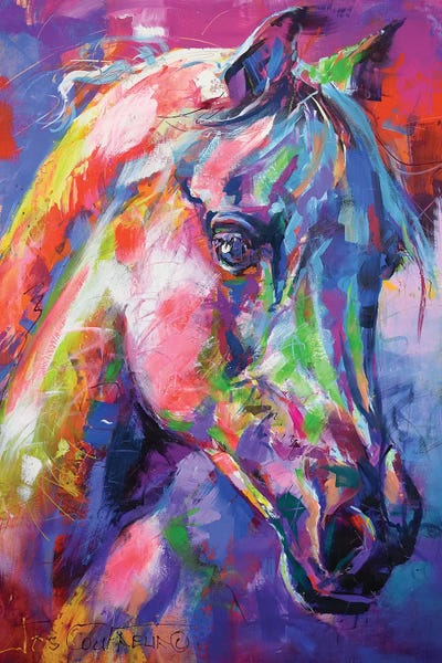 Horse by Jos Coufreur art print