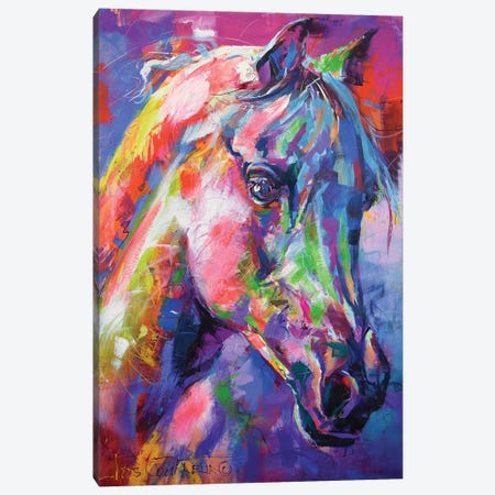 Horse Canvas Print #JCF124} by Jos Coufreur Canvas Print