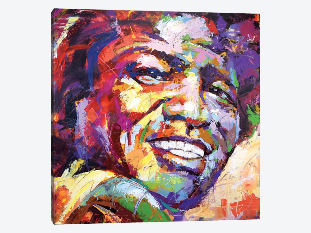 James Brown by Jos Coufreur 1-piece Canvas Artwork