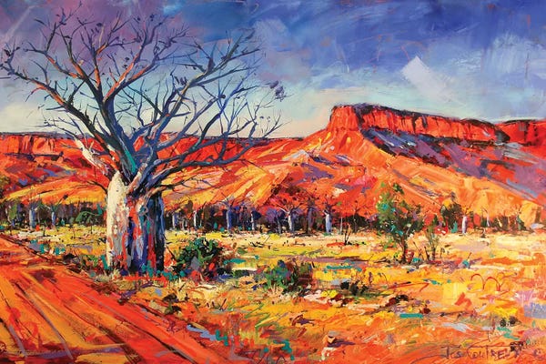 Jos Coufreur: Boab Trees IV by Jos Coufreur