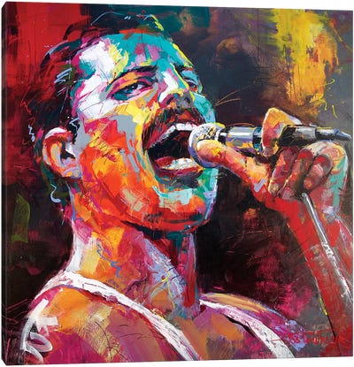 Freddy Mercury Canvas Art Print - Freddie Mercury