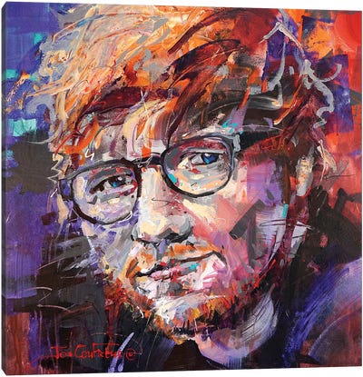 Ed Sheeran Canvas Art Print - Jos Coufreur
