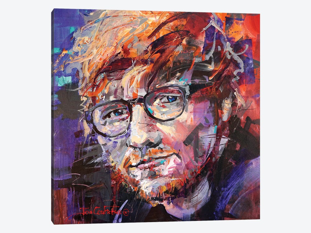 Ed Sheeran by Jos Coufreur 1-piece Canvas Art Print