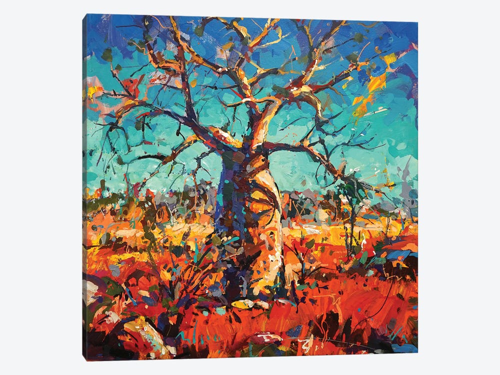 The Boab Tree by Jos Coufreur 1-piece Art Print