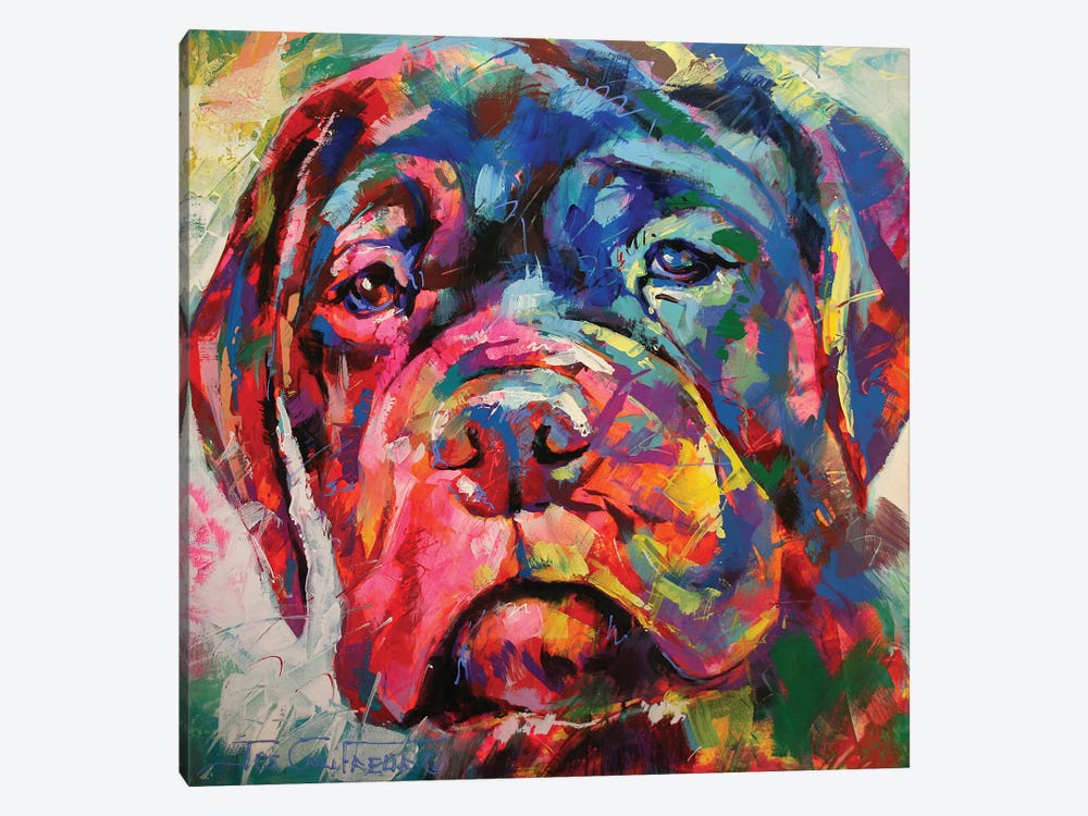 Bull Mastiff Puppy by Jos Coufreur 1-piece Art Print