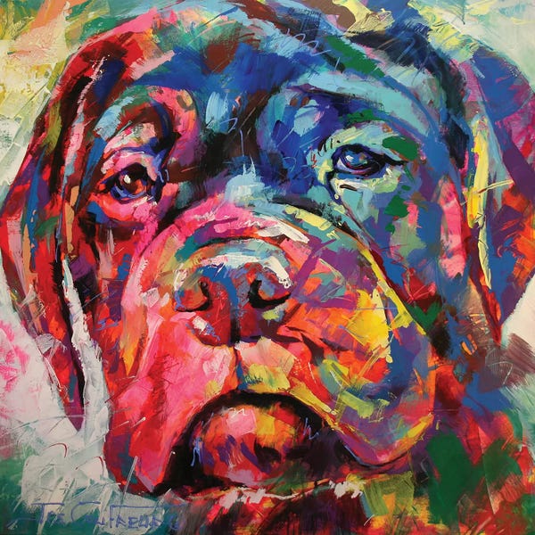 Jos Coufreur: Bull Mastiff Puppy by Jos Coufreur