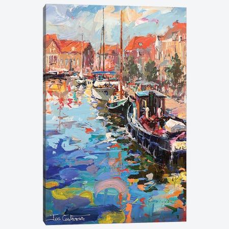 Enkhuizen Netherlands Canvas Print #JCF160} by Jos Coufreur Canvas Wall Art