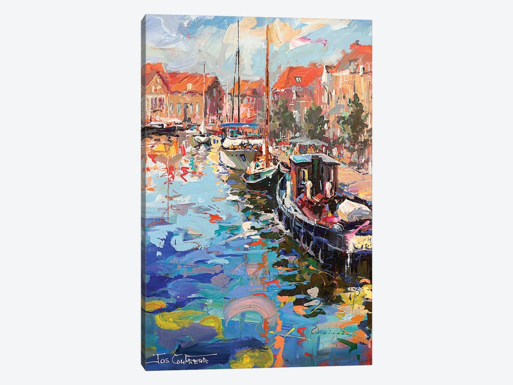 Enkhuizen Netherlands by Jos Coufreur 1-piece Canvas Art