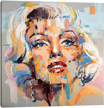 Marilyn Monroe XVIII Canvas Art Print - Jos Coufreur