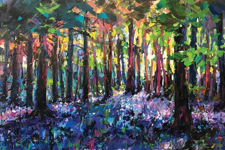 Forest Wildflowers by Jos Coufreur wall art