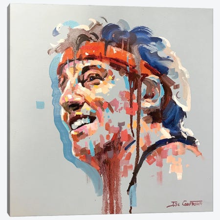 Bruce Springsteen Canvas Print #JCF176} by Jos Coufreur Canvas Wall Art