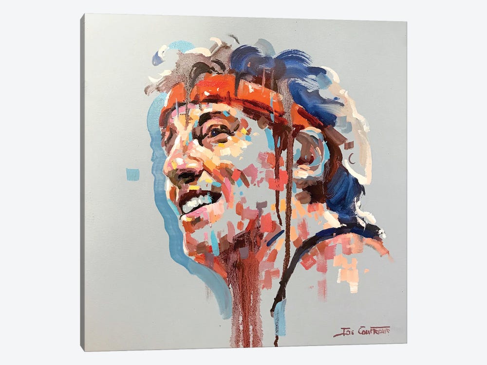 Bruce Springsteen by Jos Coufreur 1-piece Canvas Art Print