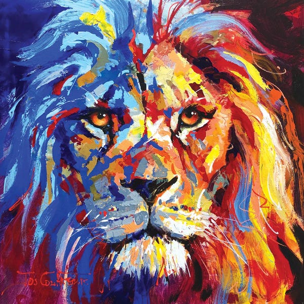 Jos Coufreur: Lion by Jos Coufreur