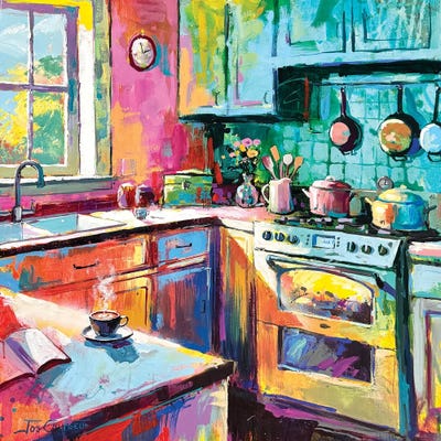 Canvas Print: Interior - Sunday Roast by Jos Coufreur - thumbnail