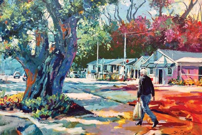 Canvas Print: Morning Stroll by Jos Coufreur - thumbnail