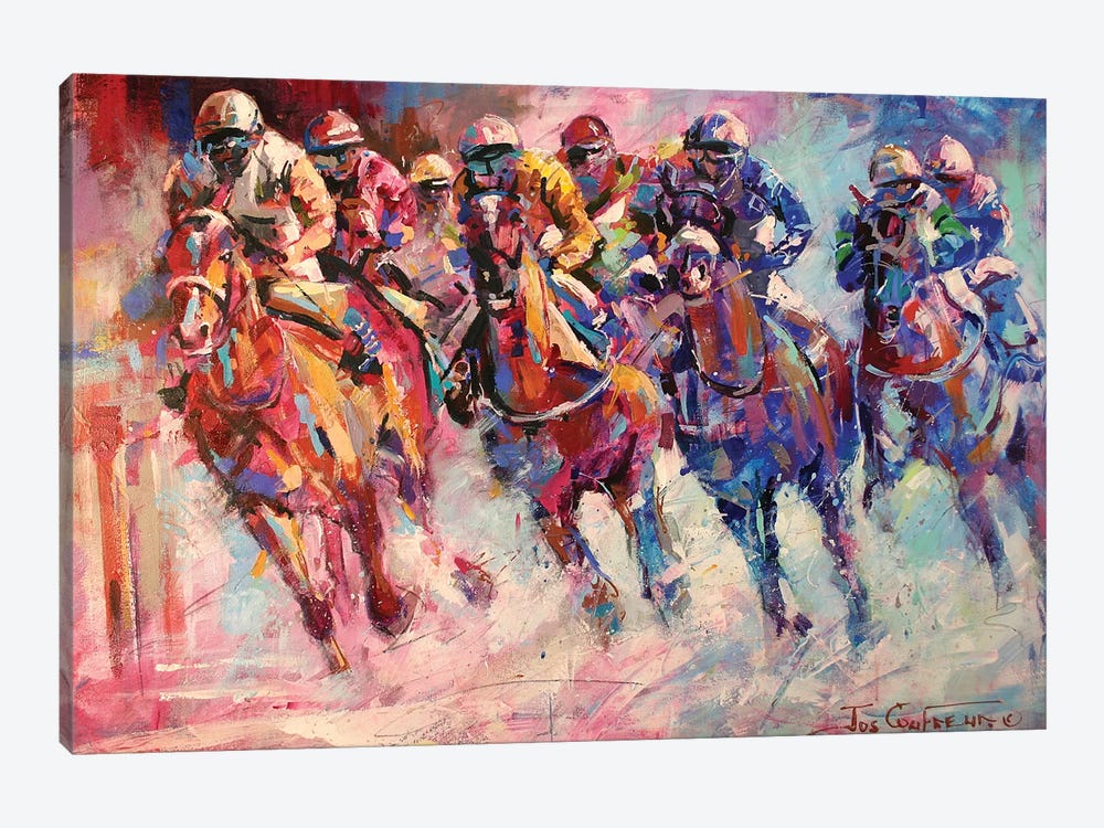 Finish Line by Jos Coufreur 1-piece Canvas Artwork