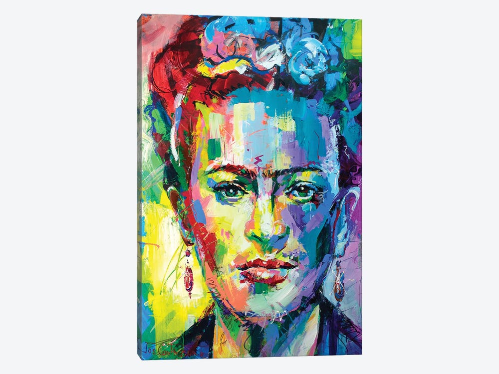 Frida Kahlo by Jos Coufreur 1-piece Canvas Art