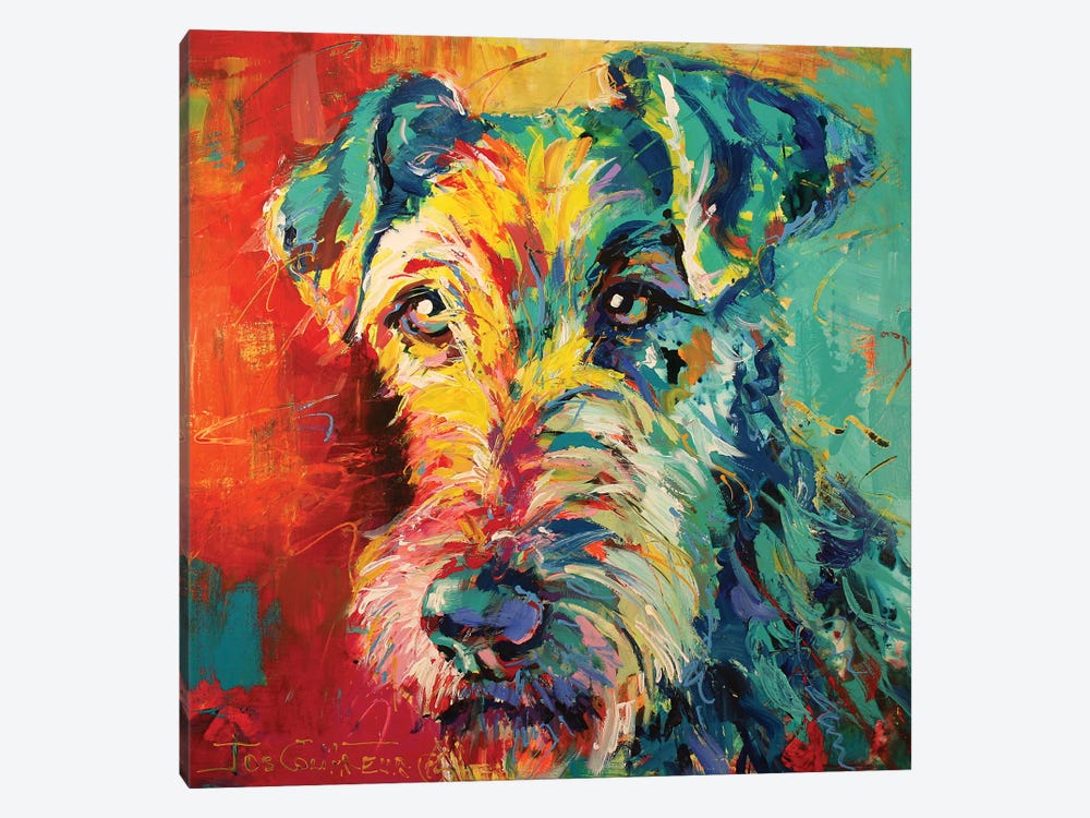 Irish Terrier by Jos Coufreur 1-piece Canvas Art Print