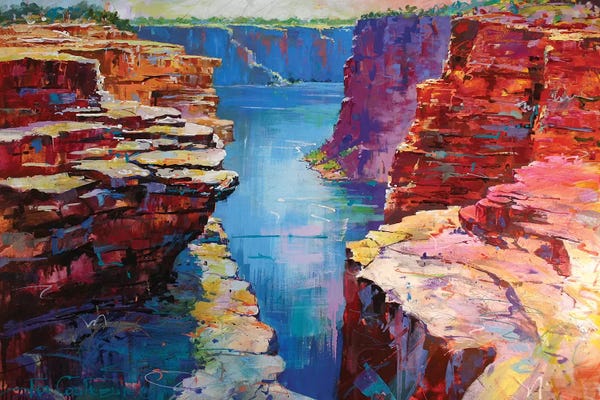 Jos Coufreur: King George River by Jos Coufreur