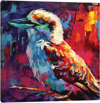 Kookaburra Canvas Art Print - Kingfisher Art