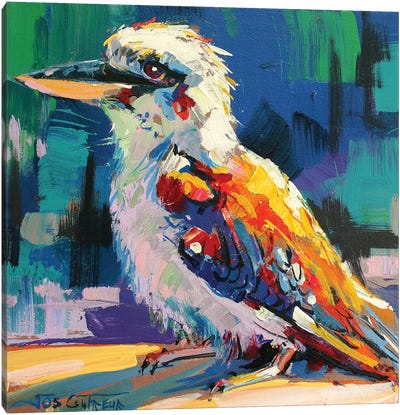Kookaburra V Canvas Art Print - Current Day Impressionism Art