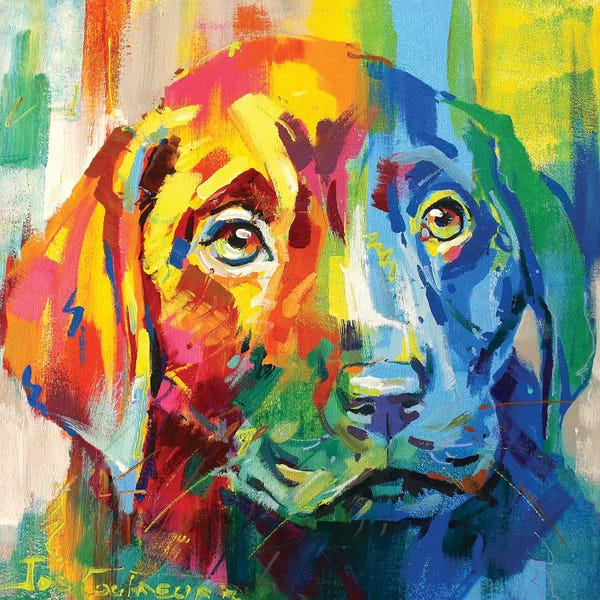 Jos Coufreur: Labrador Puppy I by Jos Coufreur