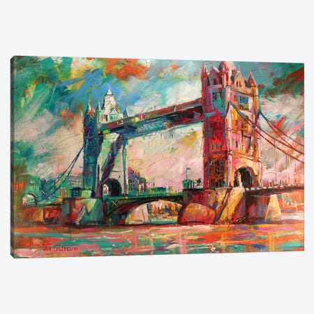 London Bridge Canvas Print #JCF49} by Jos Coufreur Canvas Artwork