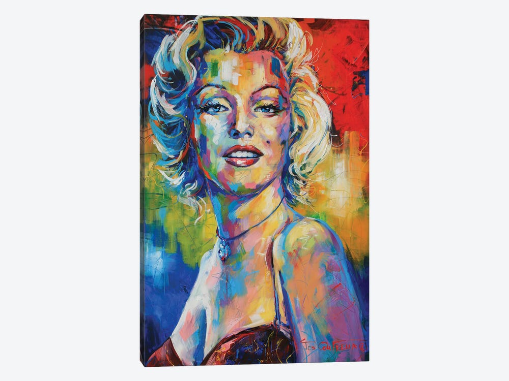 Marilyn Monroe I by Jos Coufreur 1-piece Canvas Artwork