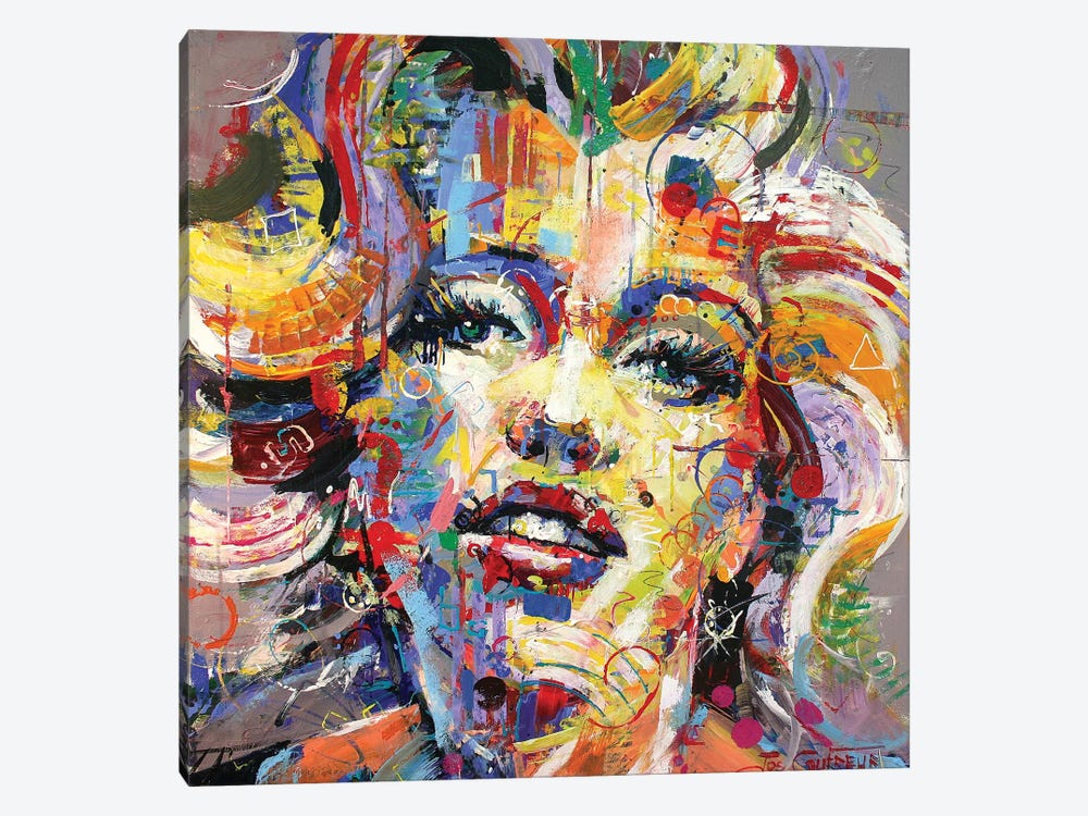 Marilyn Monroe VI by Jos Coufreur 1-piece Canvas Art Print