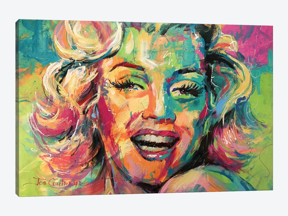 Marilyn Monroe VIII by Jos Coufreur 1-piece Canvas Print