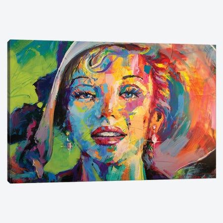 Marilyn Monroe IX Canvas Print #JCF60} by Jos Coufreur Canvas Wall Art