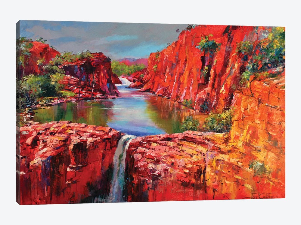 Mitchell Falls by Jos Coufreur 1-piece Art Print