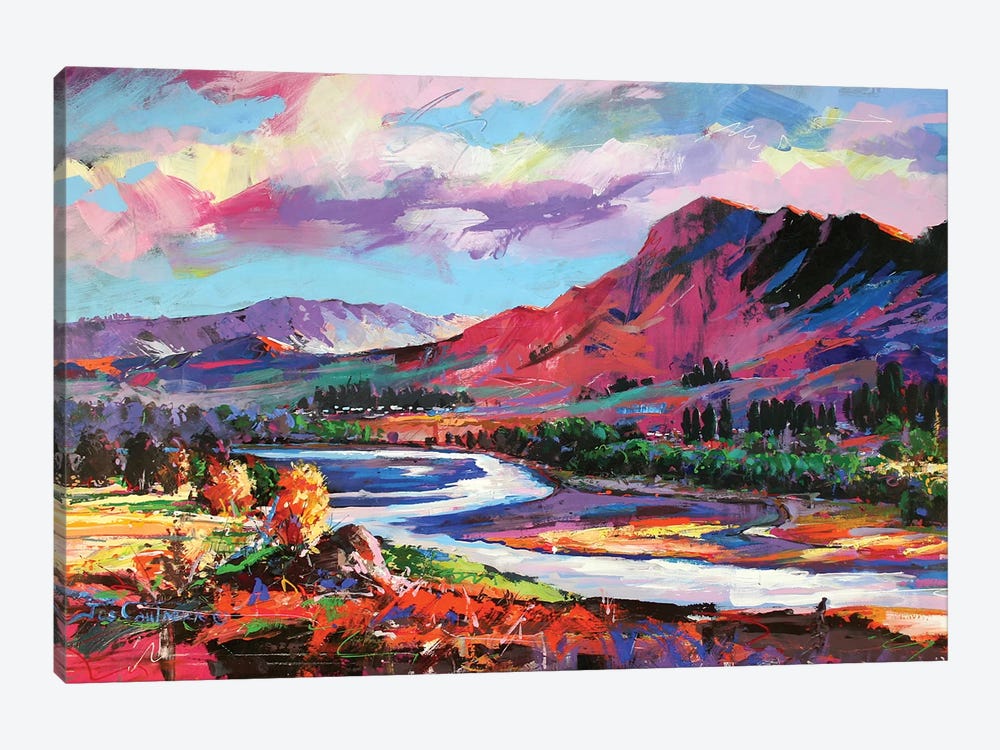 Tuki Tuki River by Jos Coufreur 1-piece Canvas Print