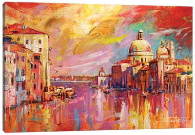 Venice Canvas Art Print - Jos Coufreur