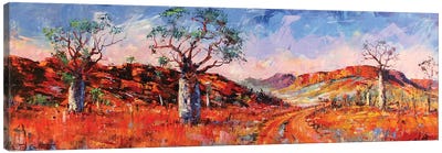 Boab Trees I Canvas Art Print - Jos Coufreur