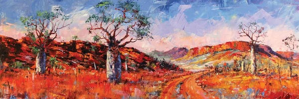 Jos Coufreur: Boab Trees I by Jos Coufreur