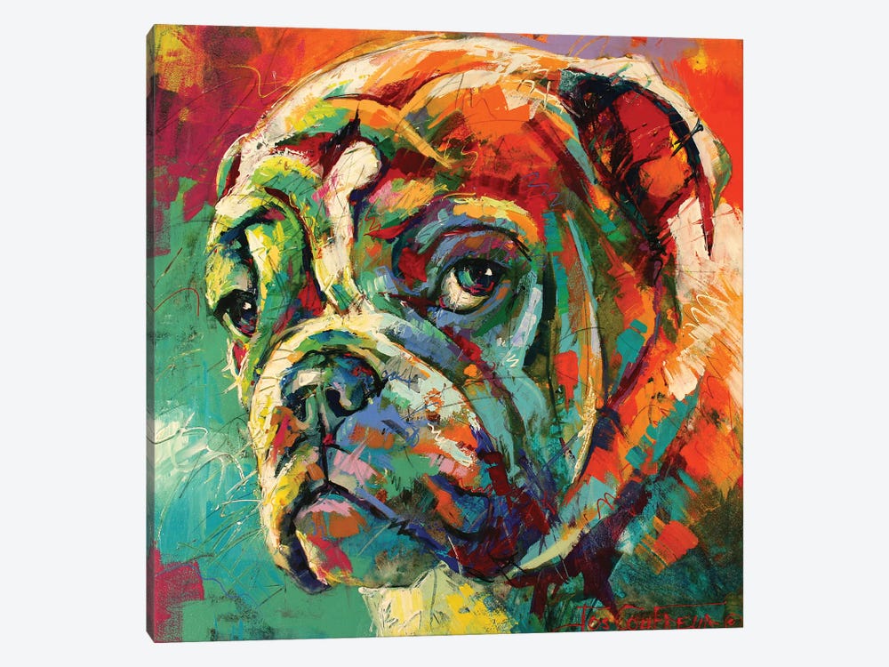 Boxer by Jos Coufreur 1-piece Canvas Wall Art