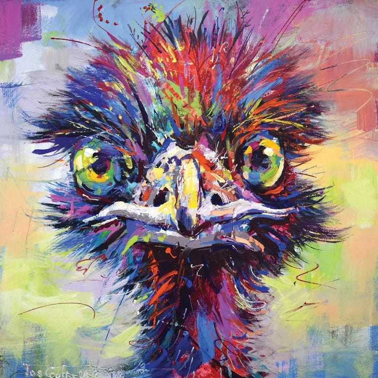 Emu I by Jos Coufreur wall art
