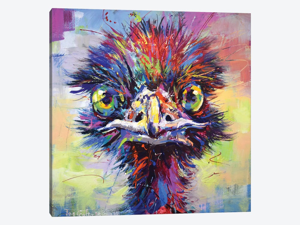 Emu I by Jos Coufreur 1-piece Canvas Art
