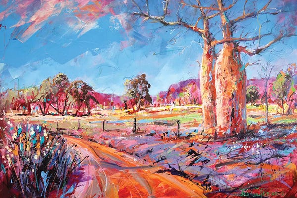 Jos Coufreur: Boab Trees II by Jos Coufreur