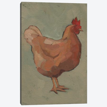 Egg Hen I Canvas Print #JCG132} by Jacob Green Canvas Artwork